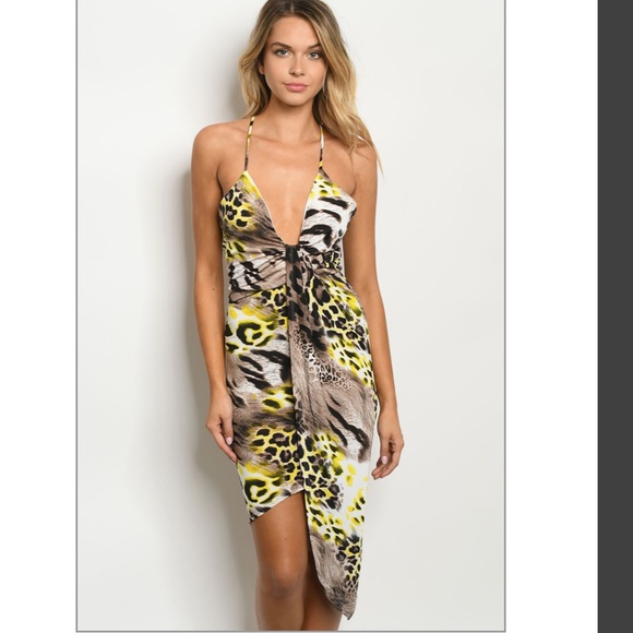 Animal Print Dress - Picture 2 of 3